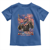 Bigfoot 250th Anniversary Toddler T Shirt USA Independence 250 Years Of Freedom 1776 2026 Patriotic Flag