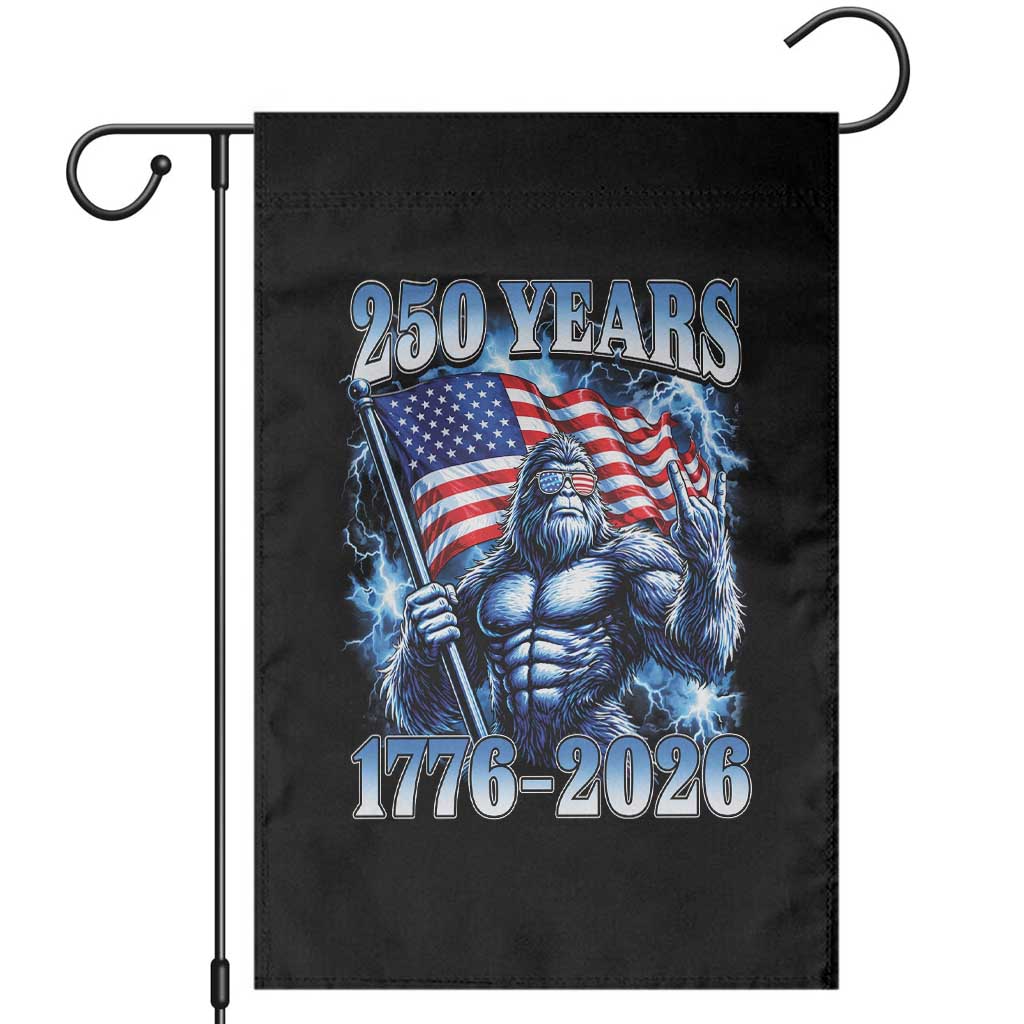 Bigfoot 250th Anniversary America Garden Flag 250 Years Of Freedom 4th July 1776 2026 Patriotic Flag