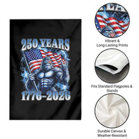 Bigfoot 250th Anniversary America Garden Flag 250 Years Of Freedom 4th July 1776 2026 Patriotic Flag