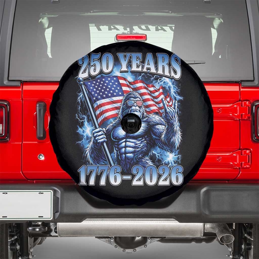 Bigfoot 250th Anniversary America Spare Tire Cover 250 Years Of Freedom 4th July 1776 2026 Patriotic Flag