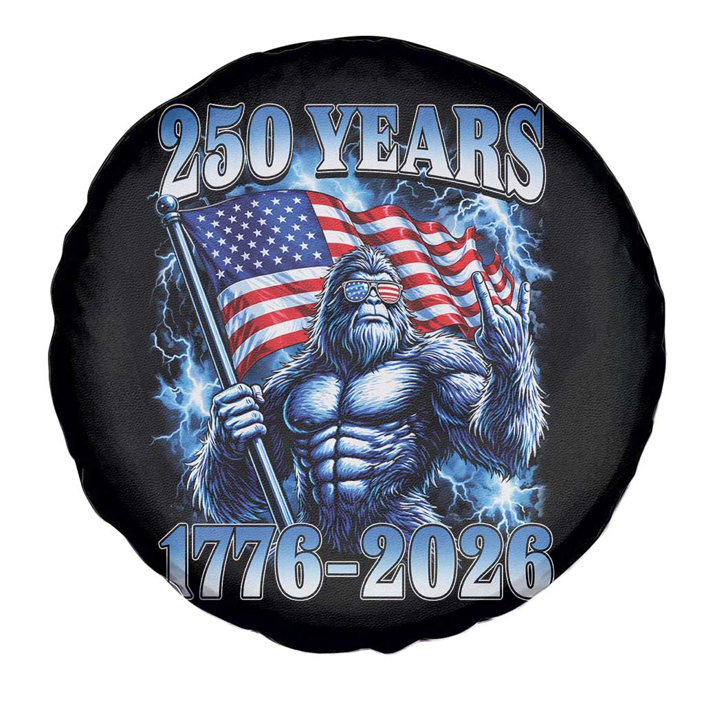 Bigfoot 250th Anniversary America Spare Tire Cover 250 Years Of Freedom 4th July 1776 2026 Patriotic Flag