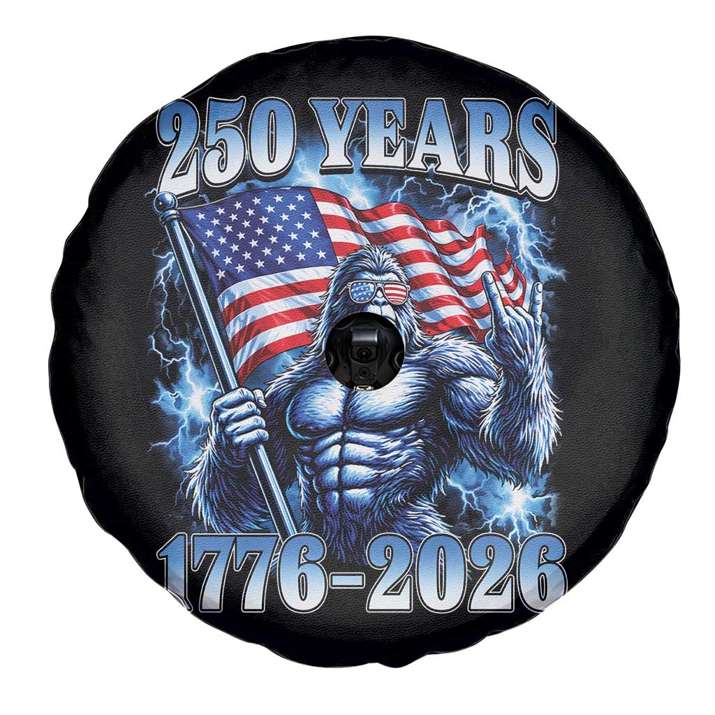 Bigfoot 250th Anniversary America Spare Tire Cover 250 Years Of Freedom 4th July 1776 2026 Patriotic Flag