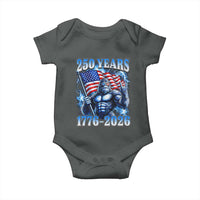 Bigfoot 250th Anniversary America Baby Onesie 250 Years Of Freedom 4th July 1776 2026 Patriotic Flag