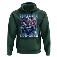 Bigfoot 250th Anniversary America Hoodie 250 Years Of Freedom 4th July 1776 2026 Patriotic Flag