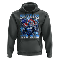 Bigfoot 250th Anniversary America Hoodie 250 Years Of Freedom 4th July 1776 2026 Patriotic Flag