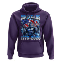 Bigfoot 250th Anniversary America Hoodie 250 Years Of Freedom 4th July 1776 2026 Patriotic Flag