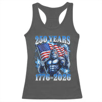 Bigfoot 250th Anniversary America Racerback Tank Top 250 Years Of Freedom 4th July 1776 2026 Patriotic Flag