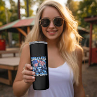 Bigfoot 250th Anniversary America Skinny Tumbler 250 Years Of Freedom 4th July 1776 2026 Patriotic Flag