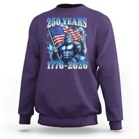 Bigfoot 250th Anniversary America Sweatshirt 250 Years Of Freedom 4th July 1776 2026 Patriotic Flag