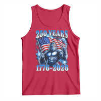 Bigfoot 250th Anniversary America Tank Top 250 Years Of Freedom 4th July 1776 2026 Patriotic Flag