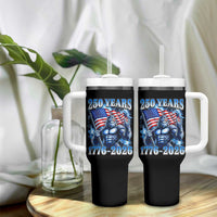 Bigfoot 250th Anniversary America Tumbler With Handle 250 Years Of Freedom 4th July 1776 2026 Patriotic Flag