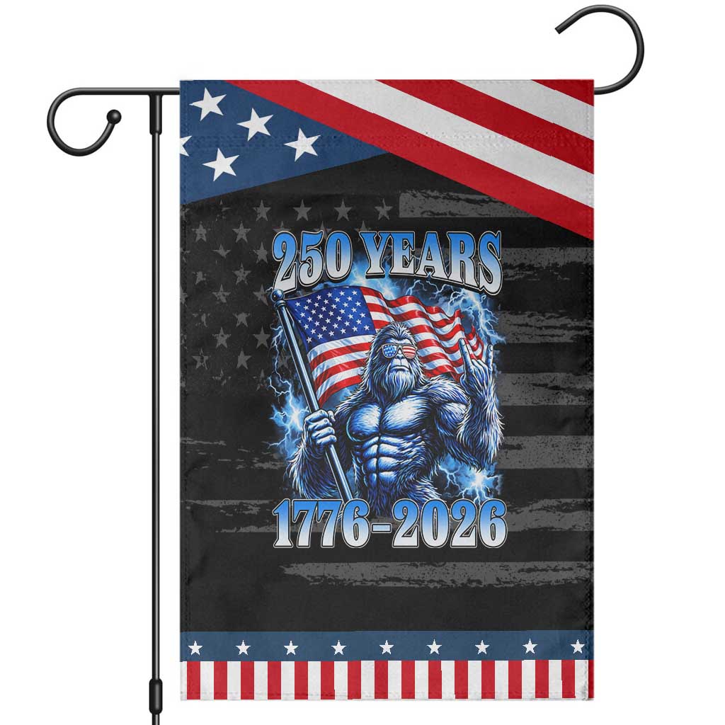 Bigfoot 250th Anniversary America Patriotic Garden Flag 250 Years Of Freedom 4th July 1776 2026 Patriotic Flag