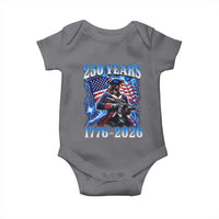 250th Anniversary Yankee Spirit Baby Onesie 1776 2026 Patriotic Tactical Minuteman US Flag