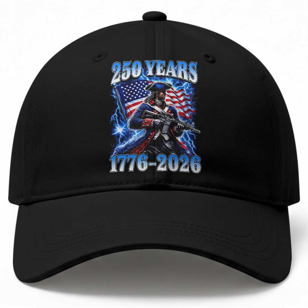 250th Anniversary Yankee Spirit Baseball Cap 1776 2026 Patriotic Tactical Minuteman US Flag