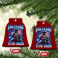 250th Anniversary Yankee Spirit Ceramic Ornament 1776 2026 Patriotic Tactical Minuteman US Flag