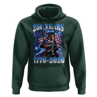 250th Anniversary Yankee Spirit Hoodie 1776 2026 Patriotic Tactical Minuteman US Flag