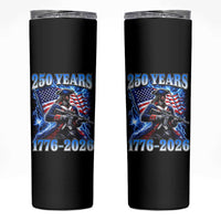 250th Anniversary Yankee Spirit Skinny Tumbler 1776 2026 Patriotic Tactical Minuteman US Flag