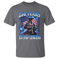 250th Anniversary Yankee Spirit T Shirt 1776 2026 Patriotic Tactical Minuteman US Flag