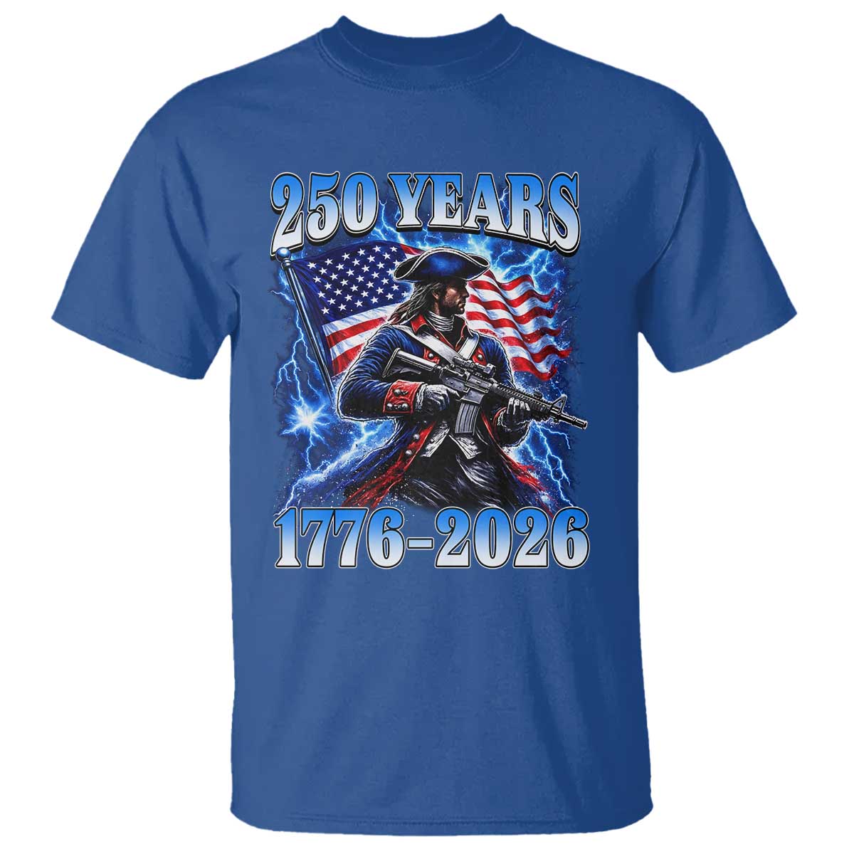250th Anniversary Yankee Spirit T Shirt 1776 2026 Patriotic Tactical Minuteman US Flag