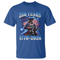 250th Anniversary Yankee Spirit T Shirt 1776 2026 Patriotic Tactical Minuteman US Flag