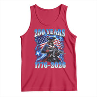 250th Anniversary Yankee Spirit Tank Top 1776 2026 Patriotic Tactical Minuteman US Flag