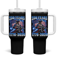 250th Anniversary Yankee Spirit Tumbler With Handle 1776 2026 Patriotic Tactical Minuteman US Flag