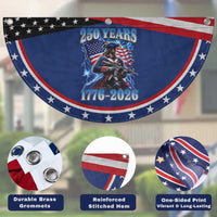 250th Anniversary Yankee Spirit Patriotic Fan Flag 1776 2026 Tactical Minuteman US Flag