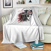 250 Years Anniversary Yankee Spirit Throw Blanket 1776 2026 Patriotic Tactical Minuteman Independence Day 4th July US Flag