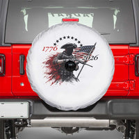 250 Years Anniversary Yankee Spirit Spare Tire Cover 1776 2026 Patriotic Tactical Minuteman Independence Day 4th July US Flag