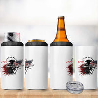 250 Years Anniversary Yankee Spirit 4 in 1 Can Cooler Tumbler 1776 2026 Patriotic Tactical Minuteman Independence Day 4th July US Flag