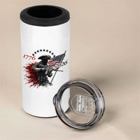 250 Years Anniversary Yankee Spirit 4 in 1 Can Cooler Tumbler 1776 2026 Patriotic Tactical Minuteman Independence Day 4th July US Flag