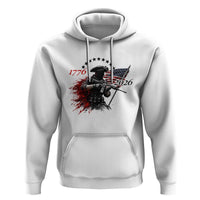 250 Years Anniversary Yankee Spirit Hoodie 1776 2026 Patriotic Tactical Minuteman Independence Day 4th July US Flag