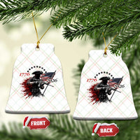 250 Years Anniversary Yankee Spirit Ceramic Ornament 1776 2026 Patriotic Tactical Minuteman Independence Day 4th July US Flag