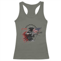250 Years Anniversary Yankee Spirit Racerback Tank Top 1776 2026 Patriotic Tactical Minuteman Independence Day 4th July US Flag