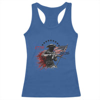 250 Years Anniversary Yankee Spirit Racerback Tank Top 1776 2026 Patriotic Tactical Minuteman Independence Day 4th July US Flag