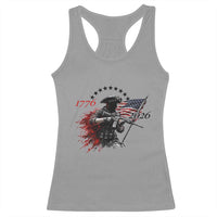 250 Years Anniversary Yankee Spirit Racerback Tank Top 1776 2026 Patriotic Tactical Minuteman Independence Day 4th July US Flag