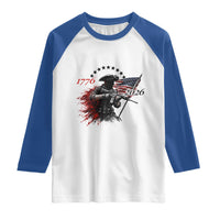 250 Years Anniversary Yankee Spirit Raglan Shirt 1776 2026 Patriotic Tactical Minuteman Independence Day 4th July US Flag