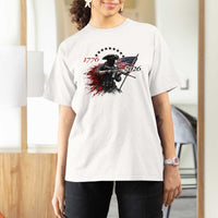 250 Years Anniversary Yankee Spirit T Shirt For Women 1776 2026 Patriotic Tactical Minuteman Independence Day 4th July US Flag