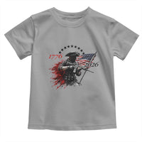 250 Years Anniversary Yankee Spirit Toddler T Shirt 1776 2026 Patriotic Tactical Minuteman Independence Day 4th July US Flag