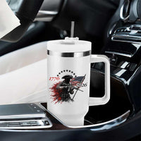 250 Years Anniversary Yankee Spirit Tumbler With Handle 1776 2026 Patriotic Tactical Minuteman Independence Day 4th July US Flag