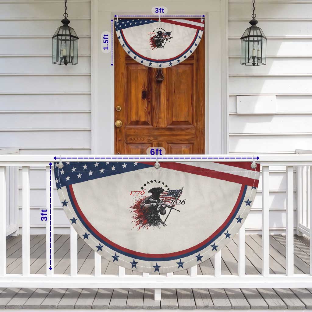 250 Years Anniversary Yankee Spirit Patriotic Fan Flag 1776 2026 Tactical Minuteman Independence Day 4th July US Flag