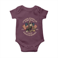 USA 250th Anniversary Baby Onesie Vintage Eagle US Flag Independence Day 4th July Patriotic
