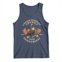 USA 250th Anniversary Tank Top Vintage Eagle US Flag Independence Day 4th July Patriotic