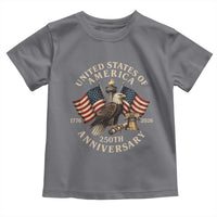 USA 250th Anniversary Toddler T Shirt Vintage Eagle US Flag Independence Day 4th July Patriotic