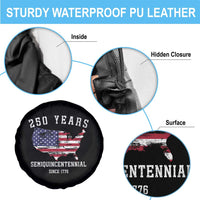 USA 250th Anniversary Spare Tire Cover United States Semiquincentennial 1776 2026 Patriotic Independence Day