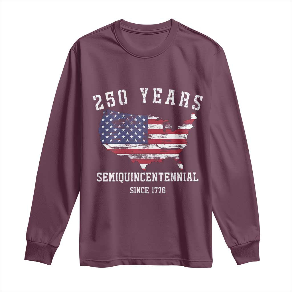 USA 250th Anniversary Long Sleeve Shirt United States Semiquincentennial 1776 2026 Patriotic Independence Day