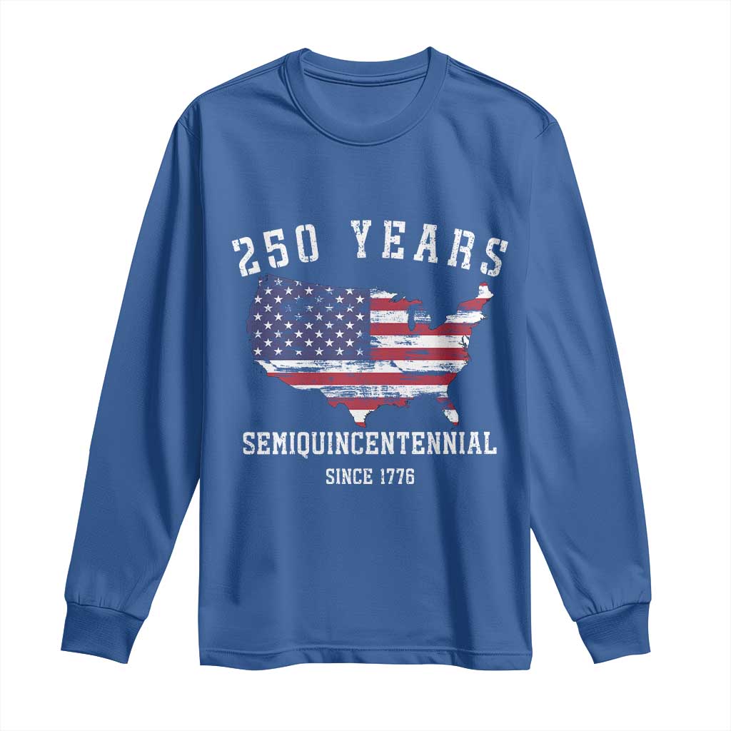 USA 250th Anniversary Long Sleeve Shirt United States Semiquincentennial 1776 2026 Patriotic Independence Day