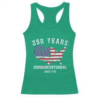 USA 250th Anniversary Racerback Tank Top United States Semiquincentennial 1776 2026 Patriotic Independence Day