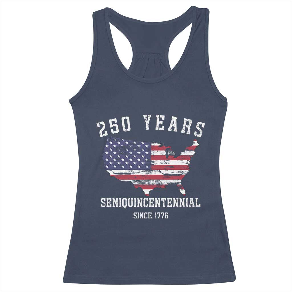 USA 250th Anniversary Racerback Tank Top United States Semiquincentennial 1776 2026 Patriotic Independence Day