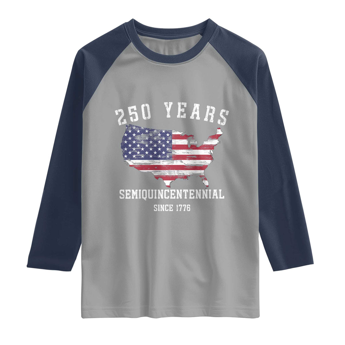 USA 250th Anniversary Raglan Shirt United States Semiquincentennial 1776 2026 Patriotic Independence Day